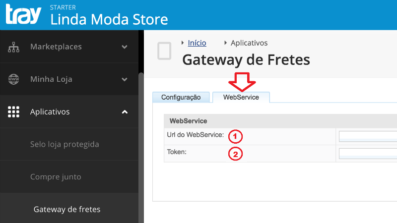 Configuracao Tray Webservices