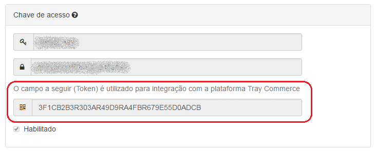 Configuracao Try Token