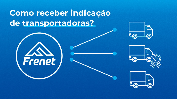 Como receber indicação de transportadora?