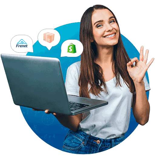 Calcule fretes e faça envios na Shopify com a Frenet