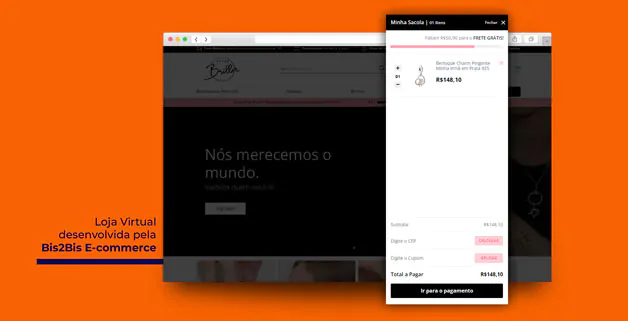 Desconto de frete em loja virtual